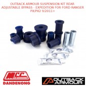 OUTBACK ARMOUR SUSPENSION KIT REAR ADJ BYPASS-EXPD FITS FORD RANGER PX/PX2 9/11+